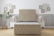 image 1 of Sloomy Watson Almond Coniston Bed Frame With Mattress With 50" Upholstered Headboard 3' Single