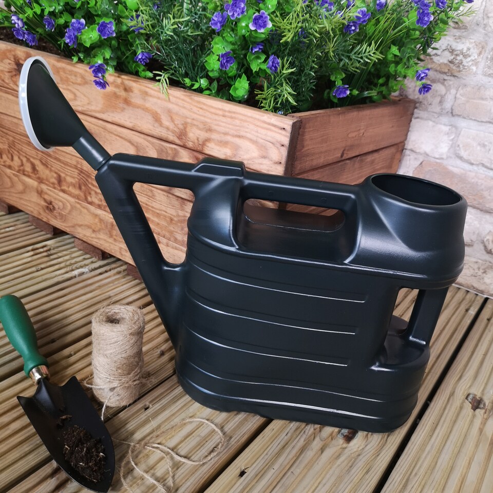 image 1 of 2 of 6.5L Ward Garden Watering Can With Rose - Green