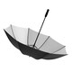 image 2 of Bullet 30in Yfke Storm Umbrella - Solid Black/Silver - One Size