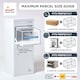 image 10 of SMART PARCEL BOX® Large Front & Rear Access | White | 1