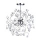 image 1 of BHS Lila 4 Light Flush Ceiling Light, Chrome