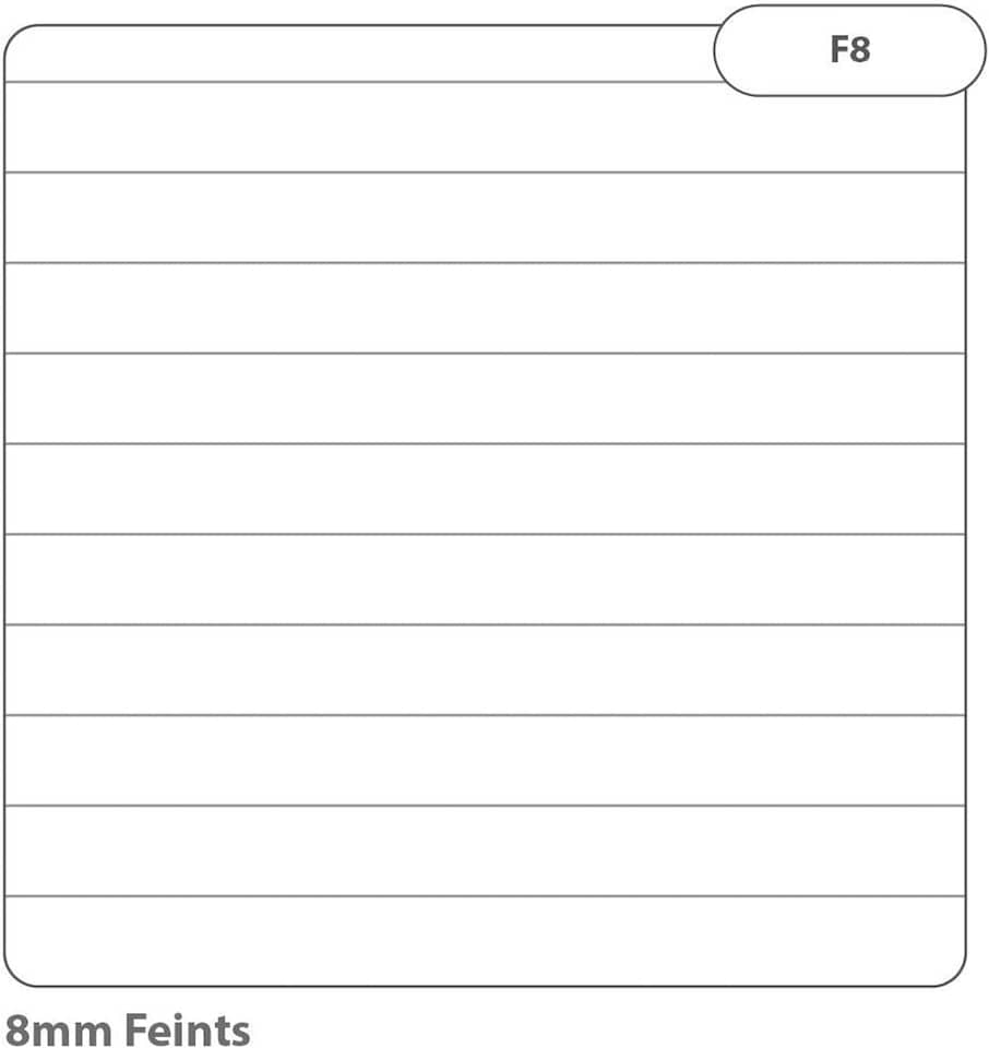 image 1 of Rhino 64 Page 8mm Lined Exercise Book Light Blue 200 x 120mm 10 Pack
