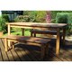 image 4 of Traditional Six Seater Table Set