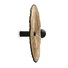 Costas 600 H140 Black, Rattan Wall / Ceiling Lamp