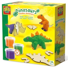 SES Creative  Dinosaurs Wooden Skeletons Dough