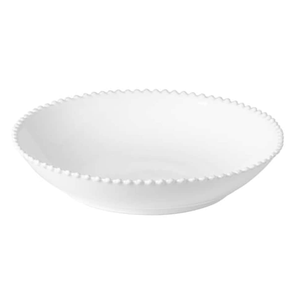 image 1 of Costa Nova Pearl White 34cm Pasta/Serving Bowl White