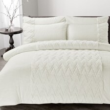 Homes Linen Amari Teddy Fleece Cream Duvet Cover Set with Pillowcases Ultra Soft Plush Warm Cosy Winter Bedding Set | Cream | Double