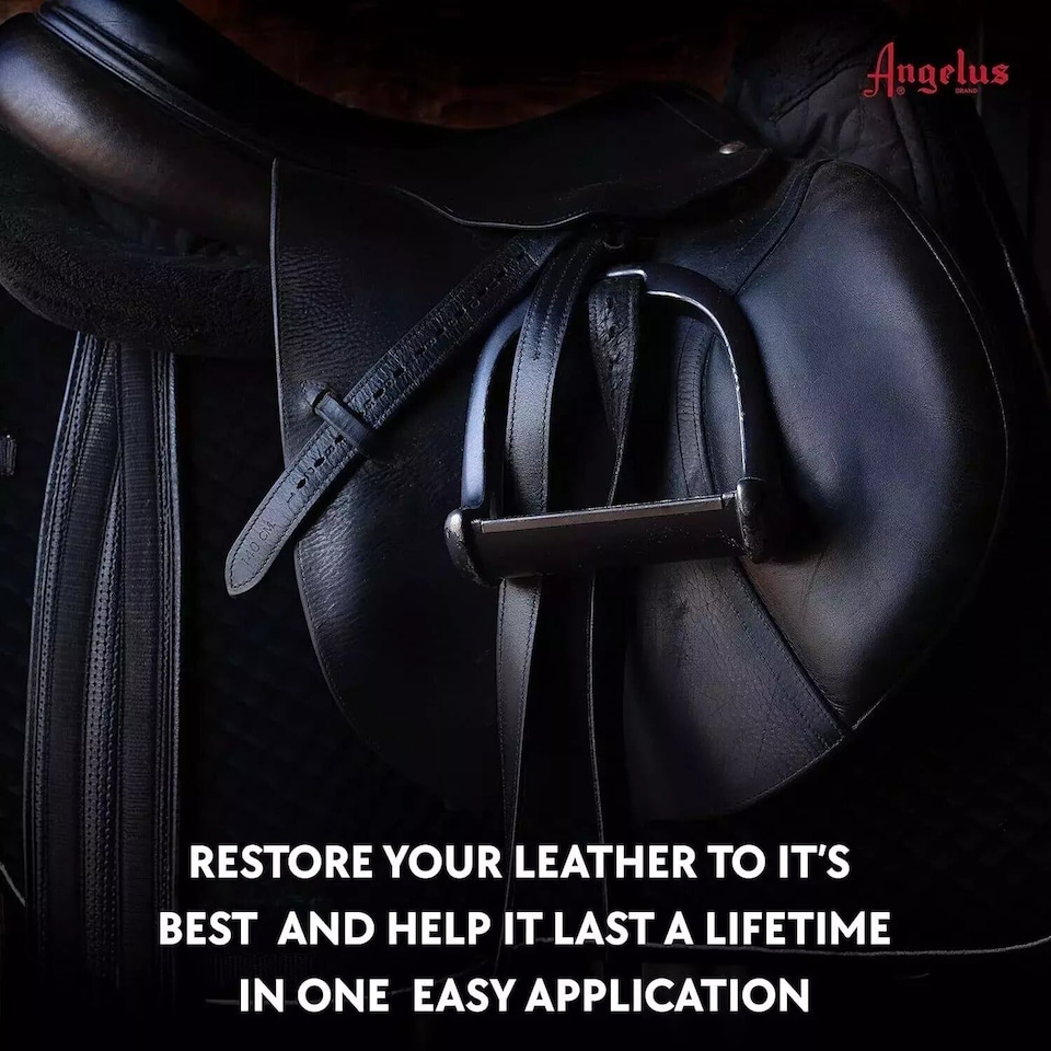 image 1 of Angelus Liquid Saddle Soap - Pump Action Spray for Easy Leather Cleaning 8oz | Clear