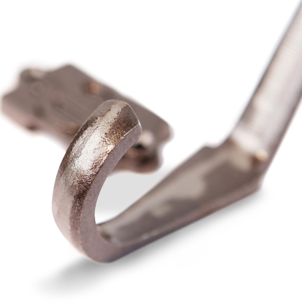image 1 of Hammer & Tongs London Underground Hat & Coat Hook - W55mm x H100mm - Raw