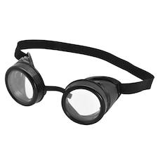 Bristol Novelty Unisex Adults Pilot Goggles - Black - One Size One Size