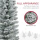 image 10 of HOMCOM 5 Foot Artificial Pencil Christmas Tree with  Snow Flocked Tips