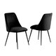 image 1 of Morandi Velvet Dining Chairs - Set of 2