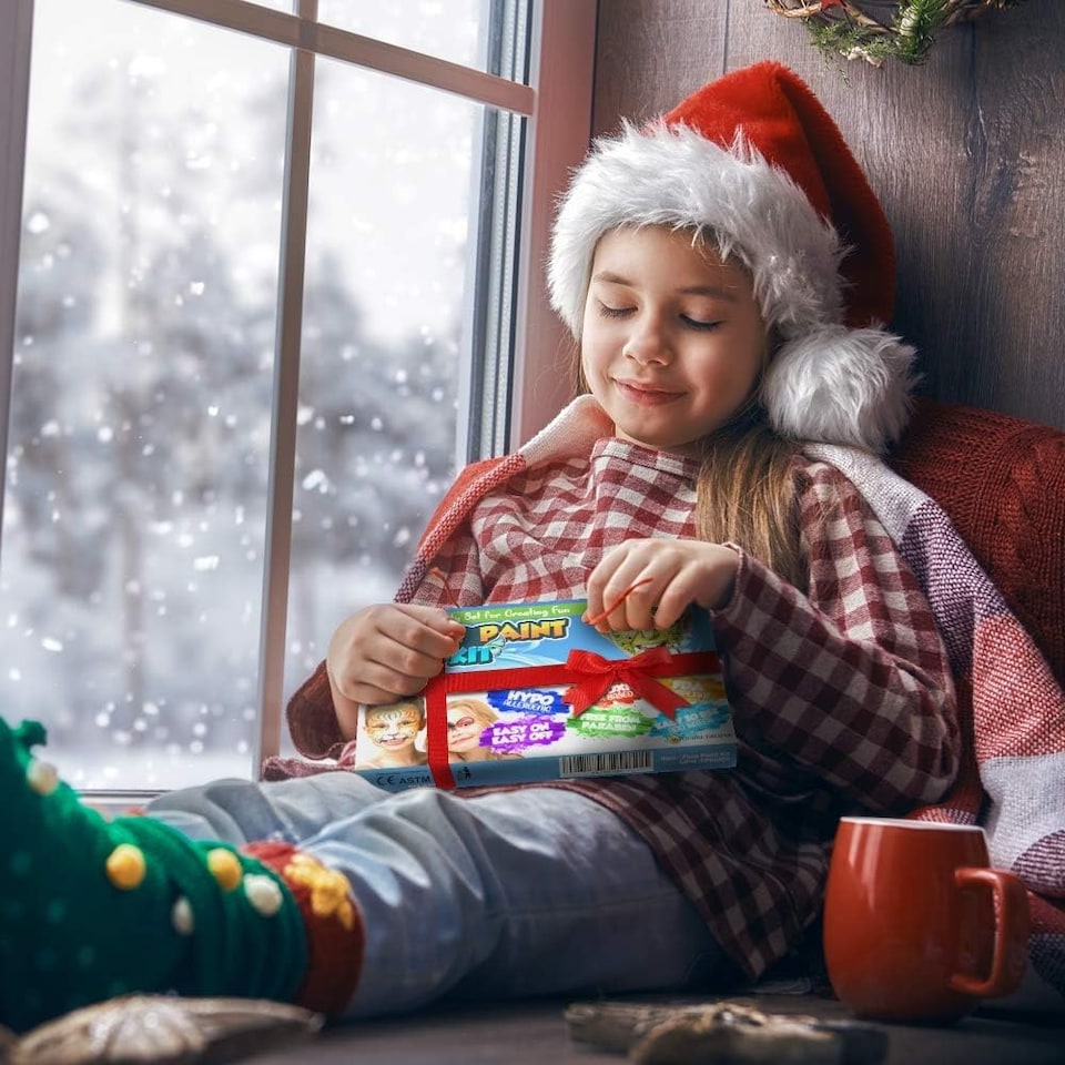 image 1 of Desire Deluxe Face Paints for Children Halloween Make Up Set