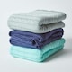 image 6 of Homescapes Cotton Cable Knit Throw - Duck Egg Blue - 130 x 170 cm Blue