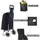image 3 of 59L Lightweight Shopping Grocery Trolley Travel Folding Luggage Bag 2 Wheels