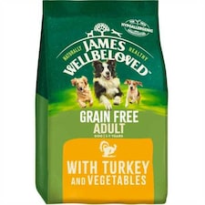 James Wellbeloved Turk/Veg Adult Sml Breed G/Free 1.5KG