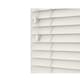 image 1 of 60cm Fog White Wooden Venetian Blinds With Strings (130cm drop) | White | White