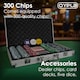 image 9 of Poker Set - 300 Piece Complete With Casino Style Case