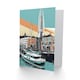 image 2 of Portsmouth Historic Dockyard UK Naval Base Travel Modern Greeting Card