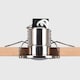 image 4 of ValueLights Downlight Fire Rated Brushed Chrome Light Fittings 30 Pack