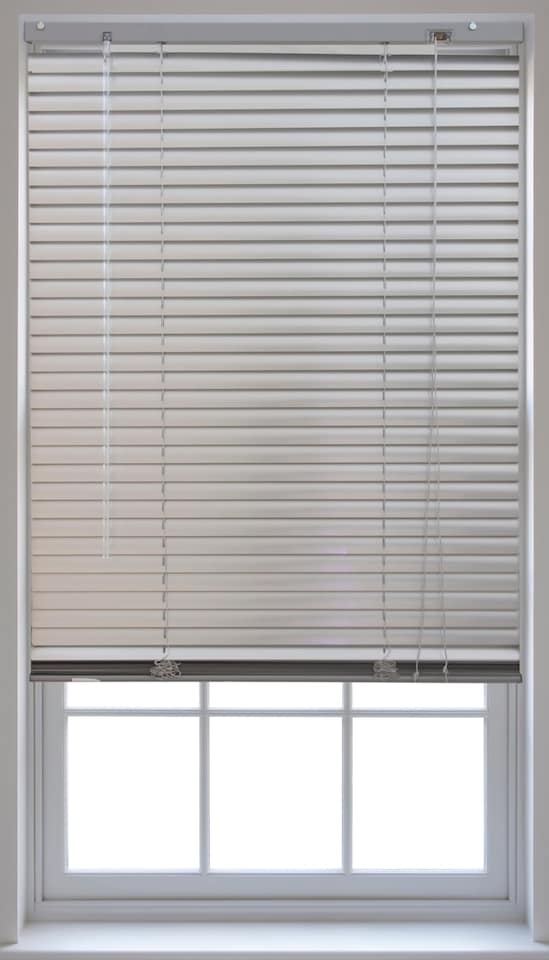 image 1 of Aluminium Venetian Blinds | 200cm Wide x 150cm Long | Silver | Silver