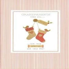 Grandparents at Christmas Christmas Card
