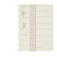 image 1 of 100cm Misty White Faux Wood Venetian Blinds with Tapes (120cm Drop) | White | White