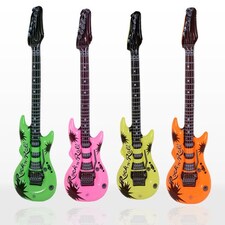 Assorted Party Time Inflatable Guitar - 42 Inches / 106cm