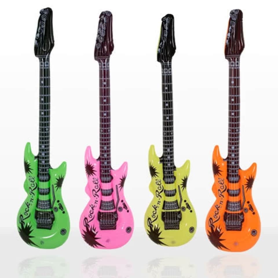 Assorted Party Time Inflatable Guitar - 42 Inches / 106cm