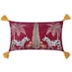 image 2 of Wylder Tropics Kalahari Embroidered Velvet Cushion