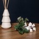 image 1 of 20cm Christmas Eucalyptus Pick with White Frosted Berries and Pinecone