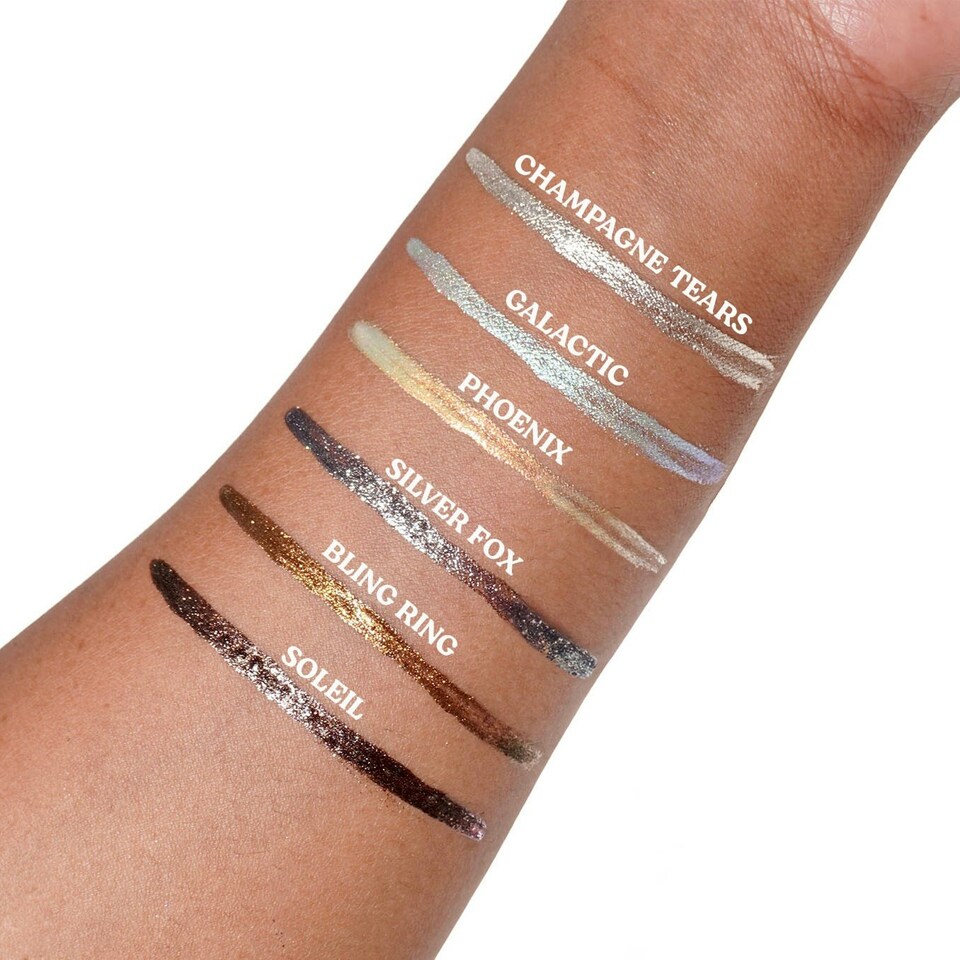 image 1 of Silver Fox Chroma Flik - Liquid Liner - Glisten Cosmetics Silver
