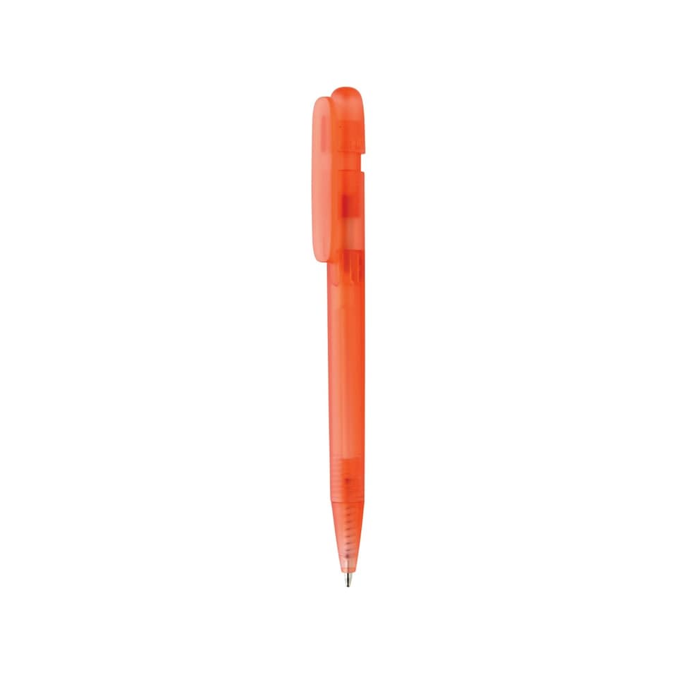 image 1 of XD Collection Devin Transparent Recycled ABS Plastic Pen - Red - One Size