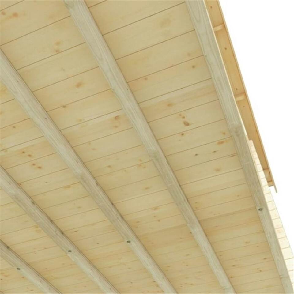 image 1 of 14ft x 10ft (4.26m x 3.04m) 44mm Wooden Log Cabin (19mm Tongue and Groove Floor and Roof) (14 x 10) (14x10)