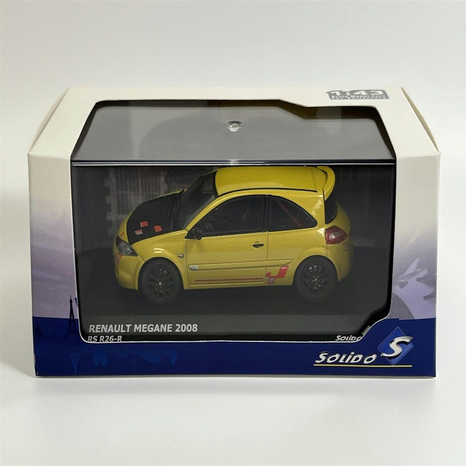 image 1 of Renault Megane 2008 RS R26-R Yellow 1:43 Scale Solido 4310204