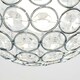 image 2 of ValueLights Modern Chrome Globe Ceiling Light Shade With Acrylic Crystal Effect Jewels