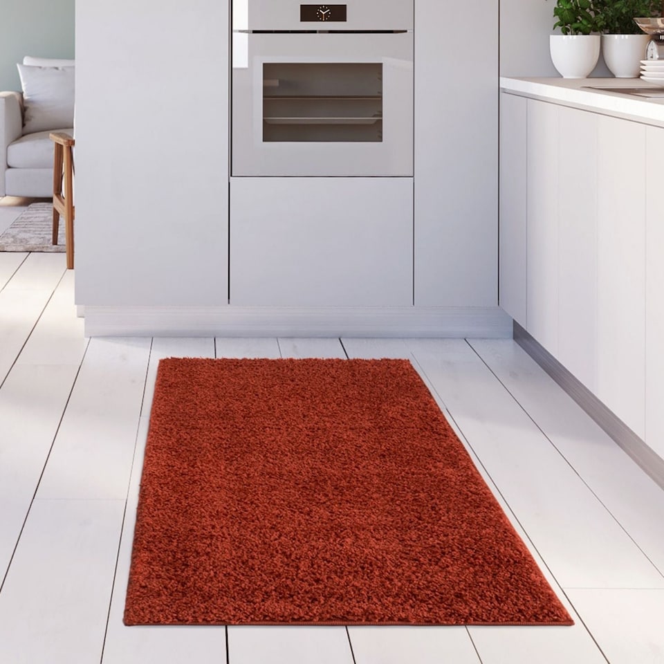 image 1 of The Rugs Myshaggy Collection Plain Soft High Pile Shaggy Floor Rugs and Runners Living Room Bedroom