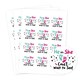 image 1 of Can't Wait to See Gender Reveal Round Stickers 60mm - Sheet of 12