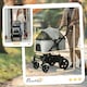 image 7 of PawHut Pet Stroller Foldable Dog Cat Travel Carrying Bag for Small Dogs