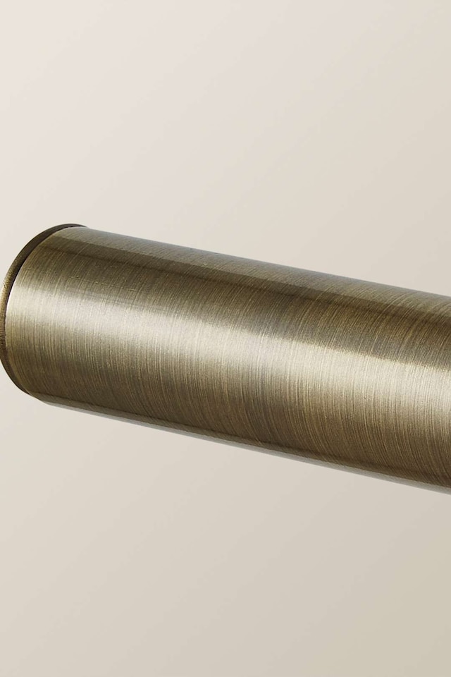 image 1 of ValueLights Capri Brushed Gold Wall Light and Bulb | Gold