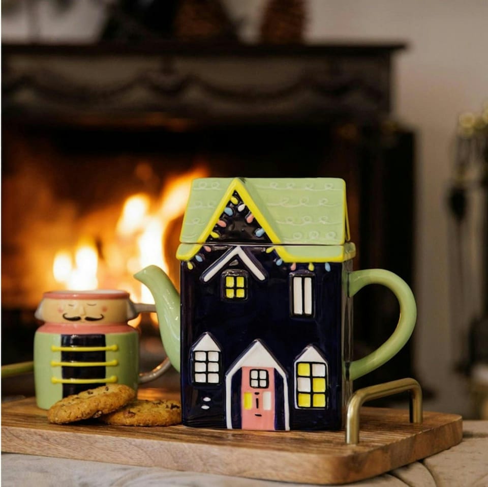 image 1 of Kitchencraft Teapot Nutcracker House 1.2L