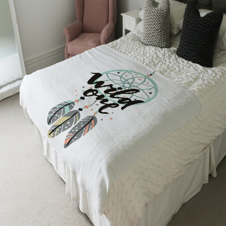 image 1 of Cute print in Boho style (Blanket)
