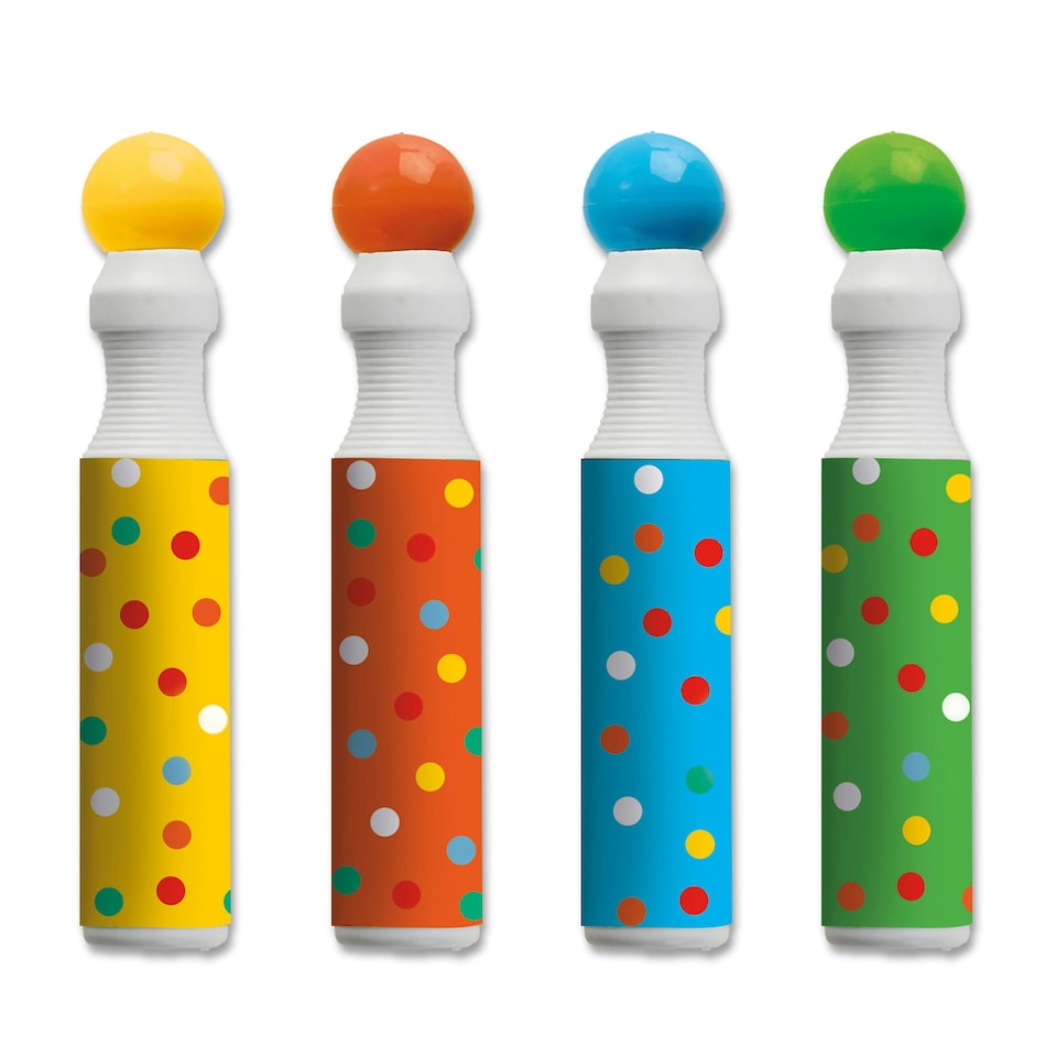 image 1 of SES Creative Dot Markers - 4 Colours XXL