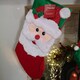 image 4 of Bulk of 36 Hanging Christmas Stockings with 3 Different Designs - Santa, Snowman & Elf