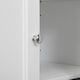 image 5 of Teamson Home Wooden Bathroom Floor Cabinet White Stratford