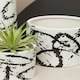 image 4 of Sorrell Black and White Small Planter White