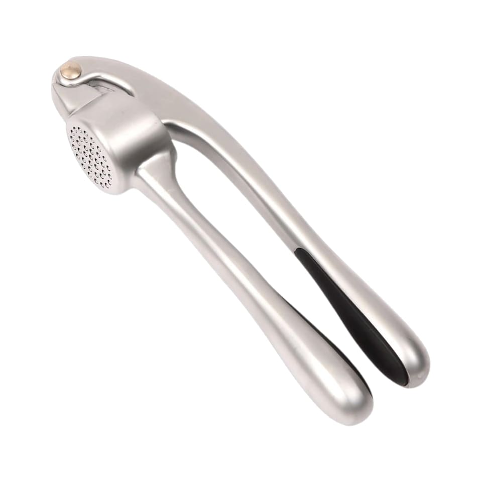 Garlic Press In Satin Finish & Anti Slip Handle