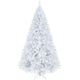 image 1 of Yaheetech 219 cm Tall Hinged Fir Holiday Decoration Artificial Christmas Tree White