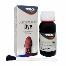 TRG Suede Shoe Dye - Specialised Recolouring for Shoes and Boots 50ml | Brown | Dark Brown