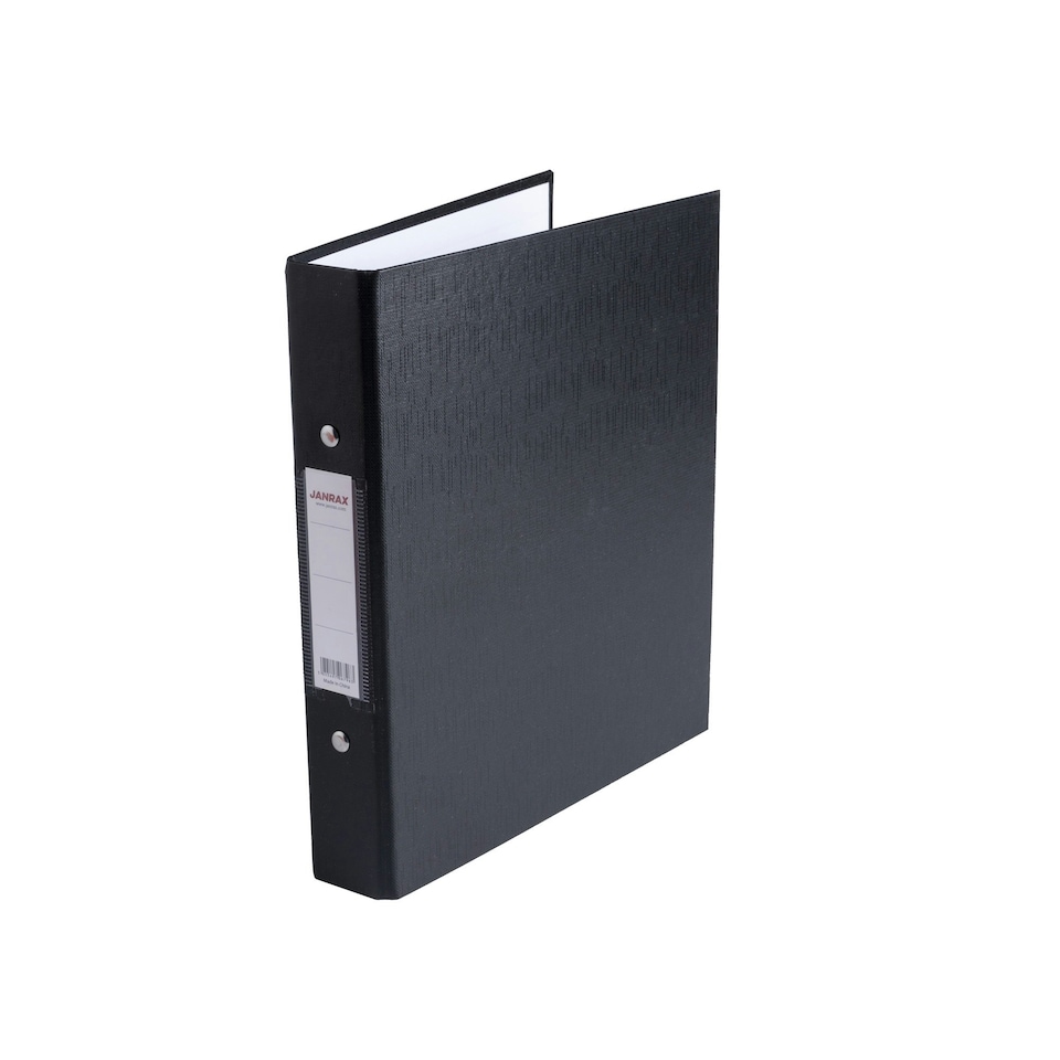 image 1 of A5 Black Paper Over Board Ring Binder by Janrax